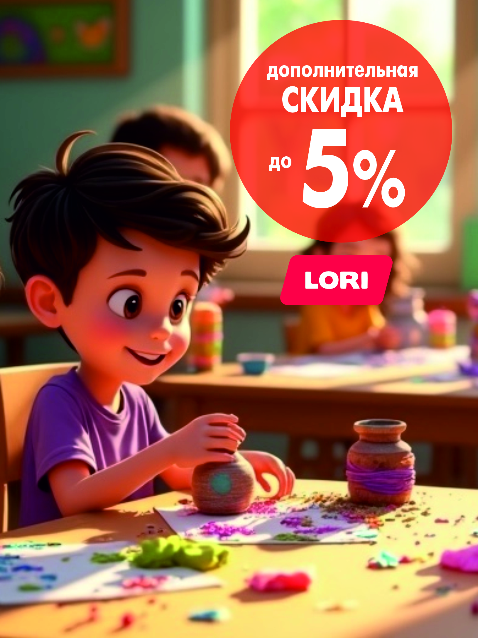 5% доп. скидка Лори