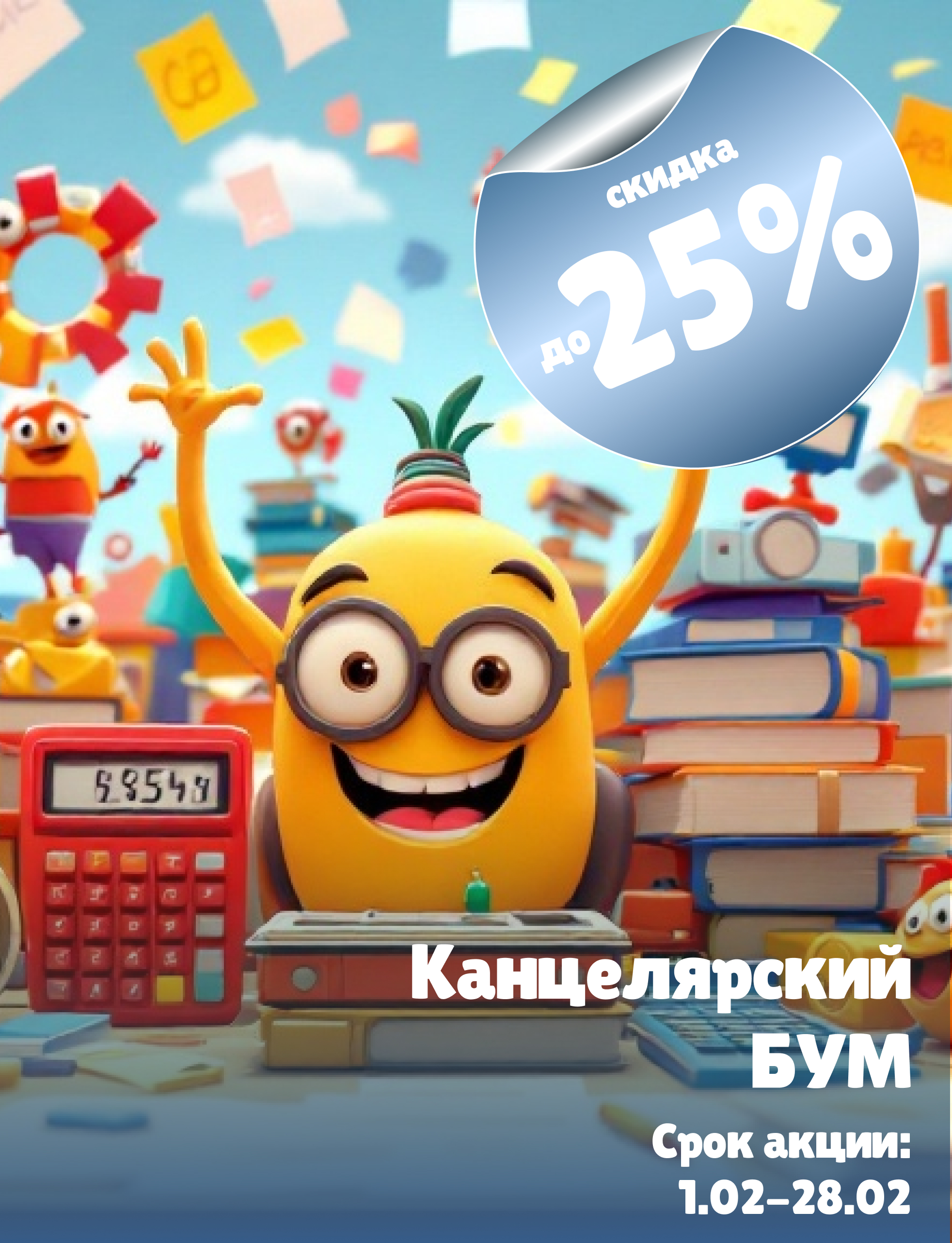 Канцелярский БУМ скидки до 25%